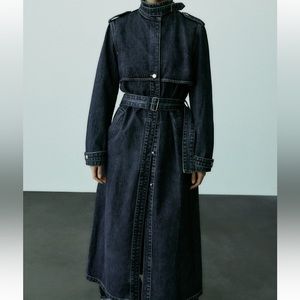 New Zara denim coat